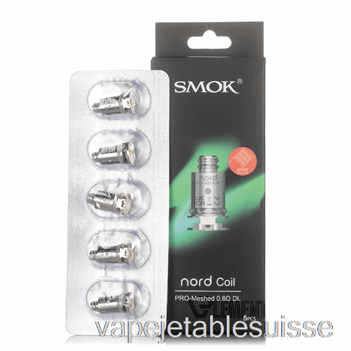 Vape Suisse Smok Nord Pro Bobines De Remplacement Bobines De Maille 0,6ohm Dl